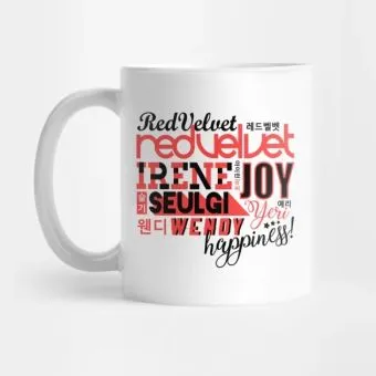 Red Velvet Thermos TYPOGRAPHY COLLAGE — Beige Premium Ver.