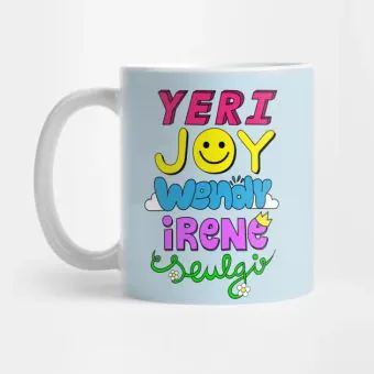 Red Velvet Travel Mug Cute Names — Green Stylish Ver.