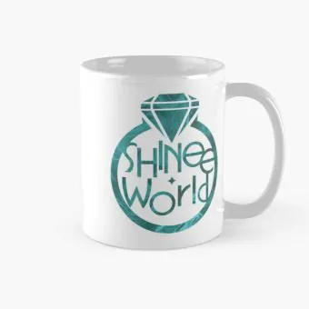Shinee Travel Mug Neon Script — Silver Exclusive Ver.