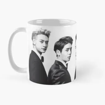 Shinee Travel Mug Photo Print — Black Stylish Ver.