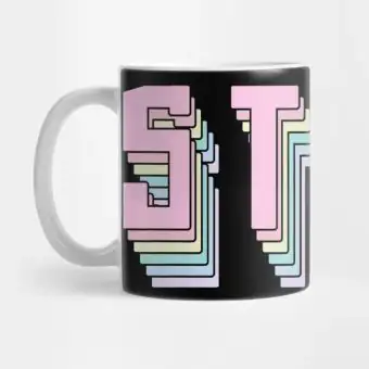 Stray Kids Travel Mug Fandom Name — Blue Stylish Ver.