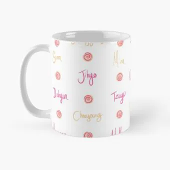 Twice Tumbler Names Typography — White Exclusive Ver.
