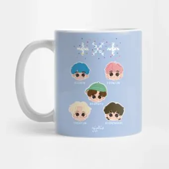 Txt Thermos Chibi Artwork — Purple Deluxe Ver.