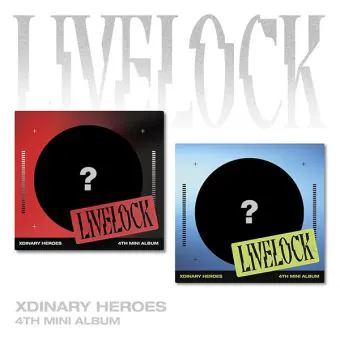 البوم اصلي النسخة العشوائية Xdinary Heroes 4th Livelock Digipack