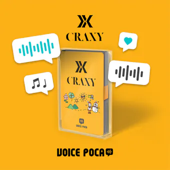 Official Product CRAXY VOICE POCA 2024 minicalendar Ver