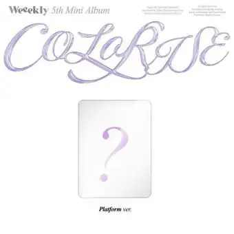 Official Album Weeekly 5th Mini Album ColoRise Platform Ver