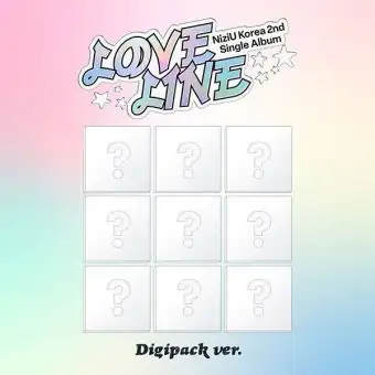 Official NiziU 2nd Single LOVE LINE Digipack Ver Random Ver