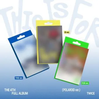 البوم اصلي النسخة العشوائية TWICE 4TH THIS IS FOR POLAROID Ver
