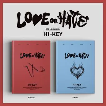 Official Album H1KEY 3rd Mini Album LOVE or HATE Random Ver