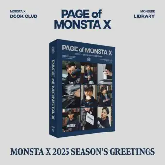 البوم اصلي MONSTA X 2025 SEASONS GREETINGS PAGE of MONSTA X