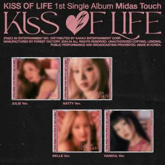 Official KISS OF LIFE 1st Single Midas Touch Ver Random Ver
