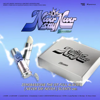 البوم اصلي ZEROBASEONE THE 1ST FULL ALBUM NEVER SAY NEVER SCENTS .