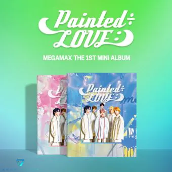 Official Album MEGAMAX Mini Album Vol1 PaintedLOVE Full Set