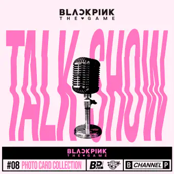 البوم اصلي BLACKPINK THE GAME PHOTOCARD COLLECTION TALK SHOW