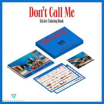 Official Product SHINee STICKER COLORING BOOK