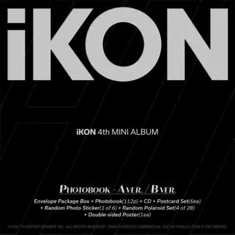 iKON 4th MINI ALBUM FLASHBACK PHOTOBOOK Ver. Random Ver.