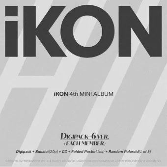 Official Album iKON 4th MINI ALBUM FLASHBACK DIGIPACK Ver JAY Ver