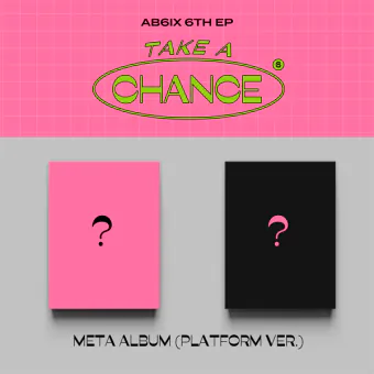البوم اصلي النسخة العشوائية AB6IX 6TH EP TAKE A CHANCE Platform Ver pre order