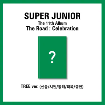 البوم اصلي SUPER JUNIOR The 11th Vol2 The Road Celebration TREE ver