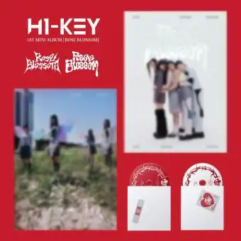 البوم اصلي النسخة الكاملة H1KEY 1st Rose Blossom A Ver B Ver 2CD