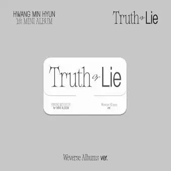 Official HWANG MIN HYUN 1st Truth or Lie Weverse Albums ver