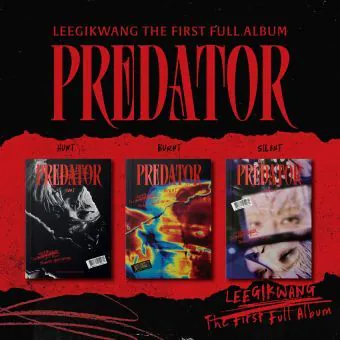 البوم اصلي النسخة الكاملة LEE GI KWANG THE 1st Predator HUNT Ver BURNT Ver SILENT Ver 3CD