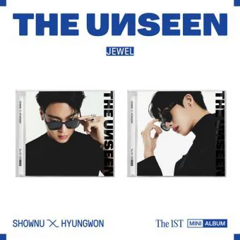 البوم اصلي النسخة العشوائية SHOWNU X HYUNGWON The 1st THE UNSEEN VER Limited