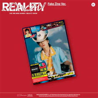 Official Album UKNOW The 3rd Mini Album Reality Show Fake Zine Ver