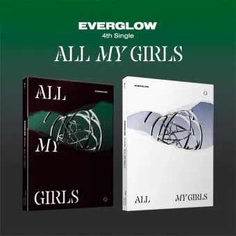 البوم اصلي النسخة العشوائية EVERGLOW 4TH SINGLE ALL MY GIRLS