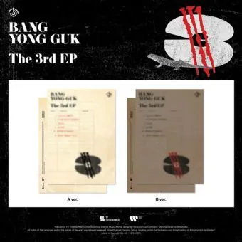 Official Product Bang Yongguk 3RD EP 3 A Ver B Ver 2CD Full Set