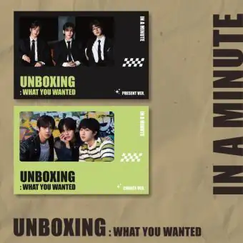 Official In A Minute 1st Single Unboxing What You Wanted Random Ver