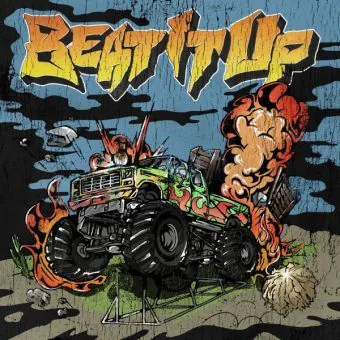 محتويات ألبوم NCT DREAM Beat It Up إصدار Sheriff — تشمل الحامل، بطاقة NFC، والبطاقة المصورة