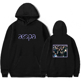 هودي سحاب Aespa — إصدار "Collective" — Aespa Vintage Style