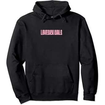 هودي يونيسكس Black Pink — إصدار "LOVESICK GIRLS" — Black Pink Fan Edition