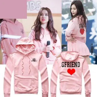 Gfriend Zip Hoodie — Pink Casual Ver.