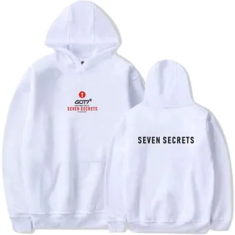 هودي أوفرسايز Got7 — إصدار "GOT7" — Got7 Black Hoodie