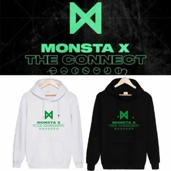 Monsta X Unisex Hoodie Monsta — Silver Casual Ver.