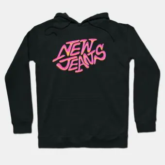 Newjeans Hoodie Signature — Navy Retro Ver.