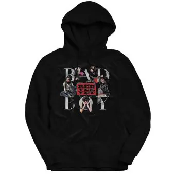 هودي يونيسكس Red Velvet — إصدار "Bad Boy" — Red Velvet Black Hoodie