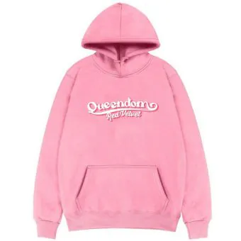 Red Velvet Oversized Hoodie Queendom — Blue Casual Ver.
