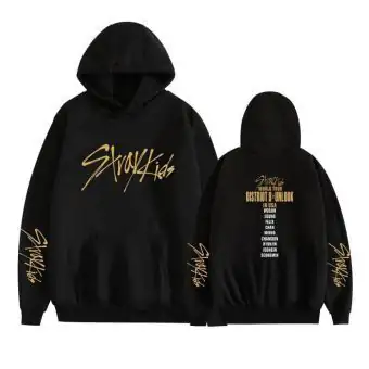 Stray Kids Zip Hoodie District — Pink Casual Ver.