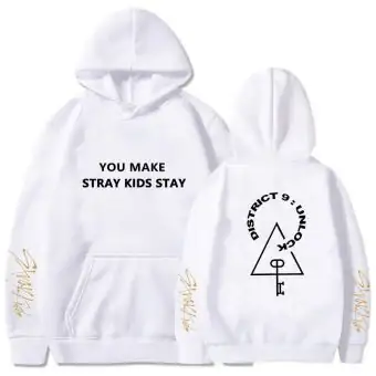 Stray Kids Zip Hoodie You Make Stay — White Premium Ver.