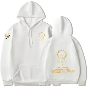 هودي سحاب Stray Kids — إصدار "District" — Stray Kids Black Hoodie