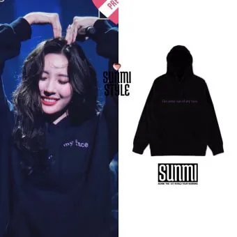 Sunmi Zip Hoodie Get — Navy Deluxe Ver.