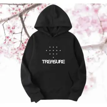 Treasure Oversized Hoodie Logo — Blue Retro Ver.