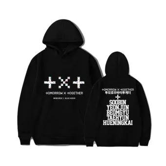 Txt Zip Hoodie — Pink Classic Ver.