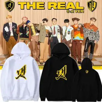 هودي يونيسكس Ateez — إصدار "ATEEZ" — Ateez Black Hoodie