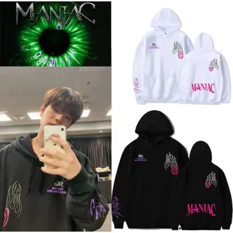 Stray Kids Oversized Hoodie MANIAC — Silver Premium Ver.