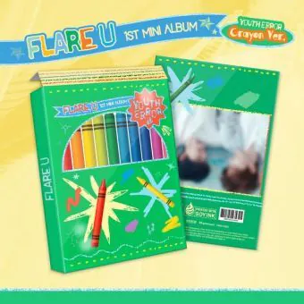 FLARE U 1st Mini Album YOUTH ERROR — Crayon Ver.