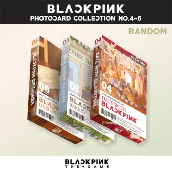 البوم اصلي النسخة العشوائية BLACKPINK THE GAME PHOTOCARD COLLECTION No46